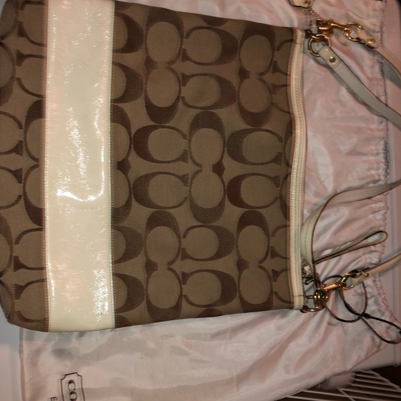 Authentic Canvas Coach Purse - Picture 2 of 2
